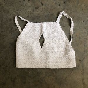 Andi bagus crochet cropped top